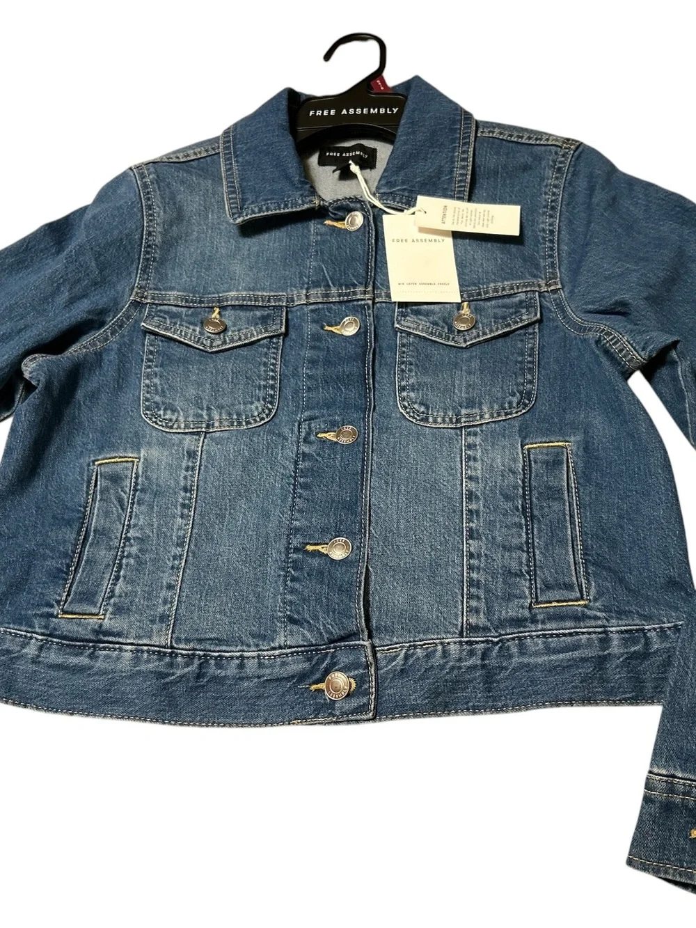 Girls' Classic Denim Jacket - Medium Blue